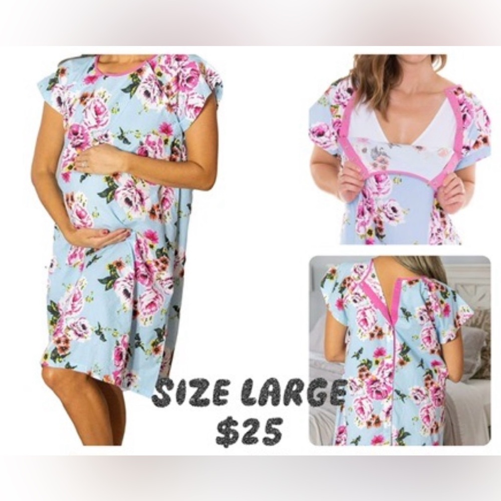 Nursing/labor gown